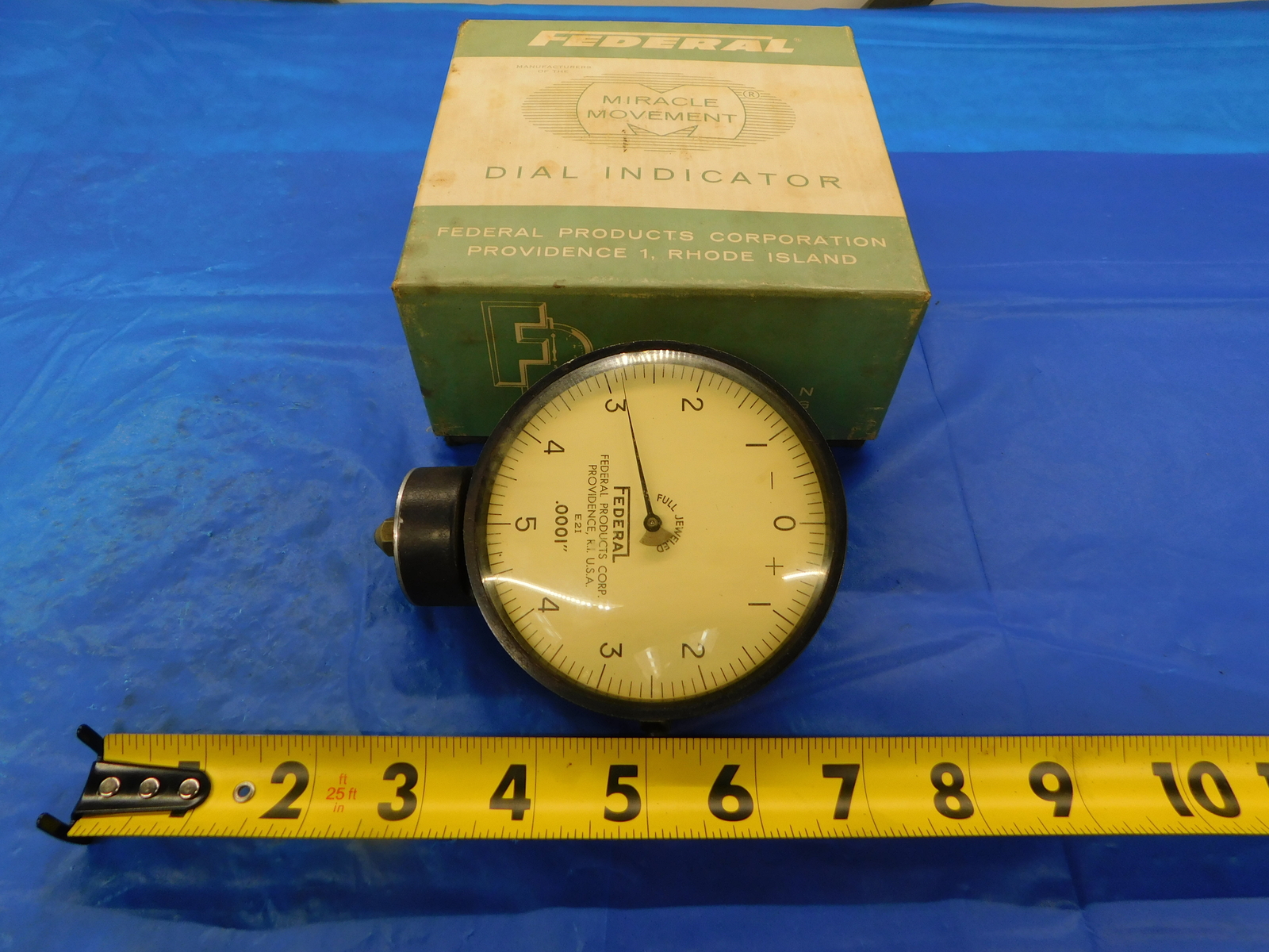 Federal E2I Full-Jeweled Dial Indicator