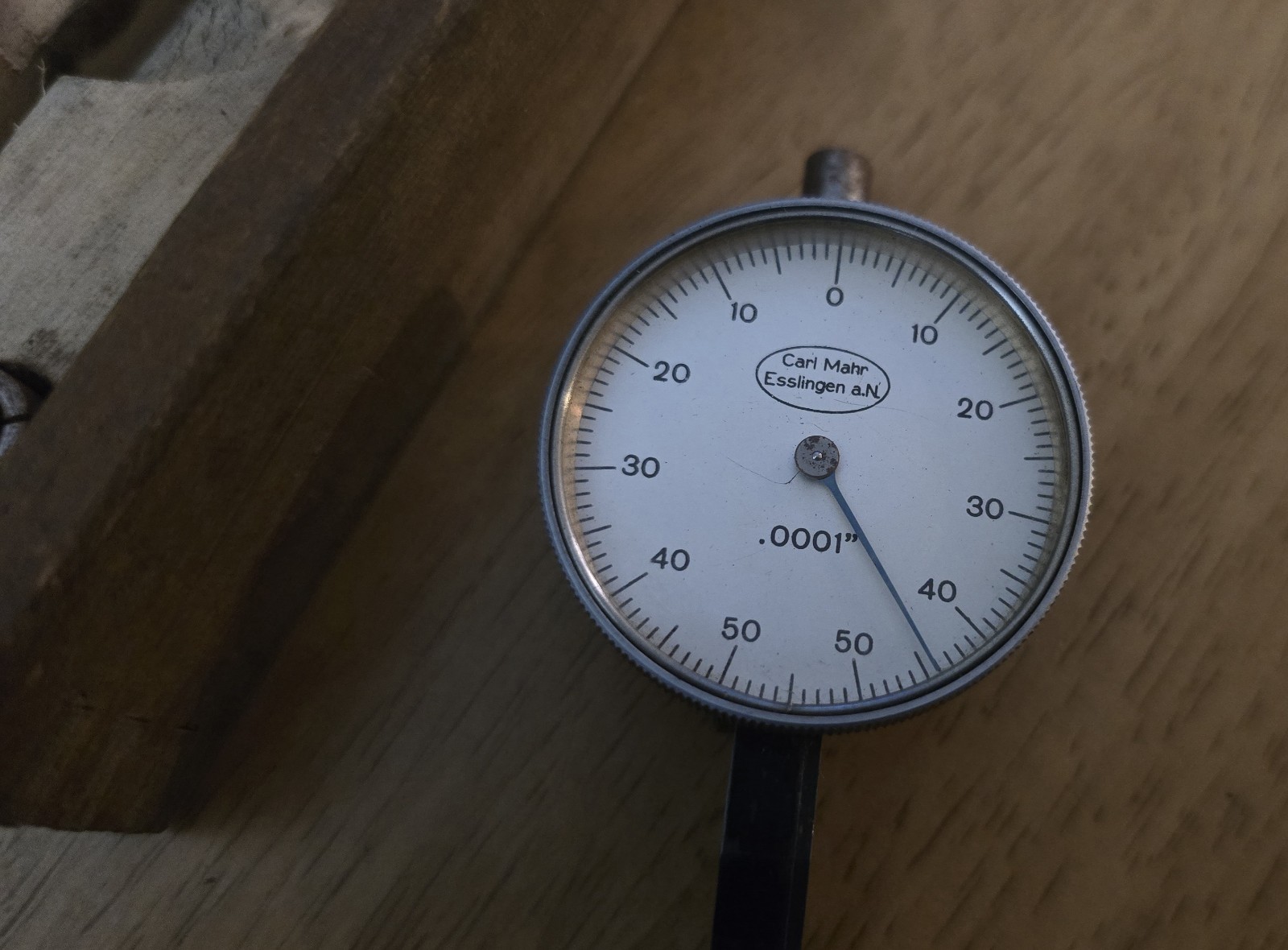 Mahr puppitast gauge .0001 GEO. Scherr CO. 260077 — photo 3