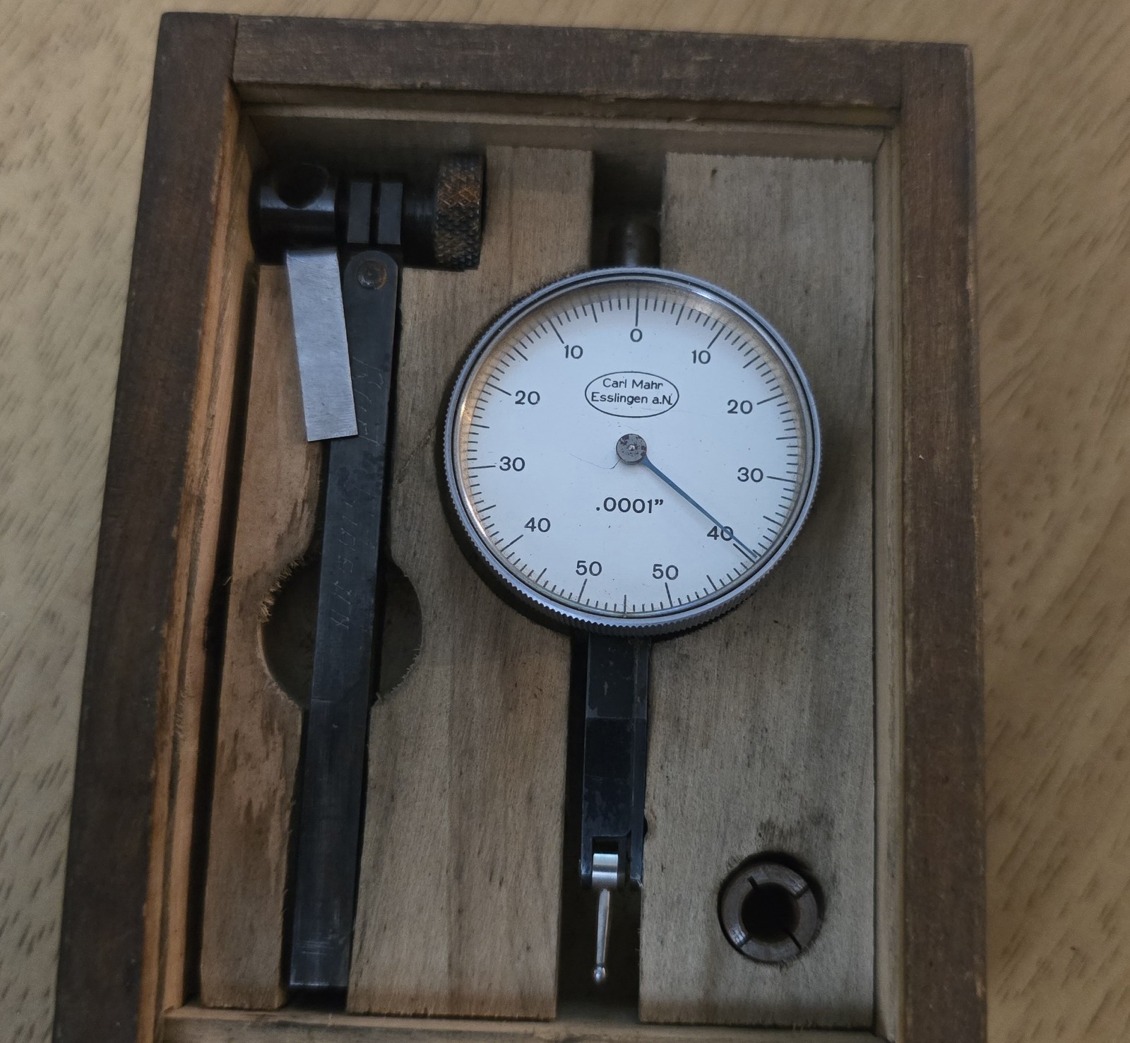 Mahr puppitast gauge .0001 GEO. Scherr CO. 260077 — photo 7