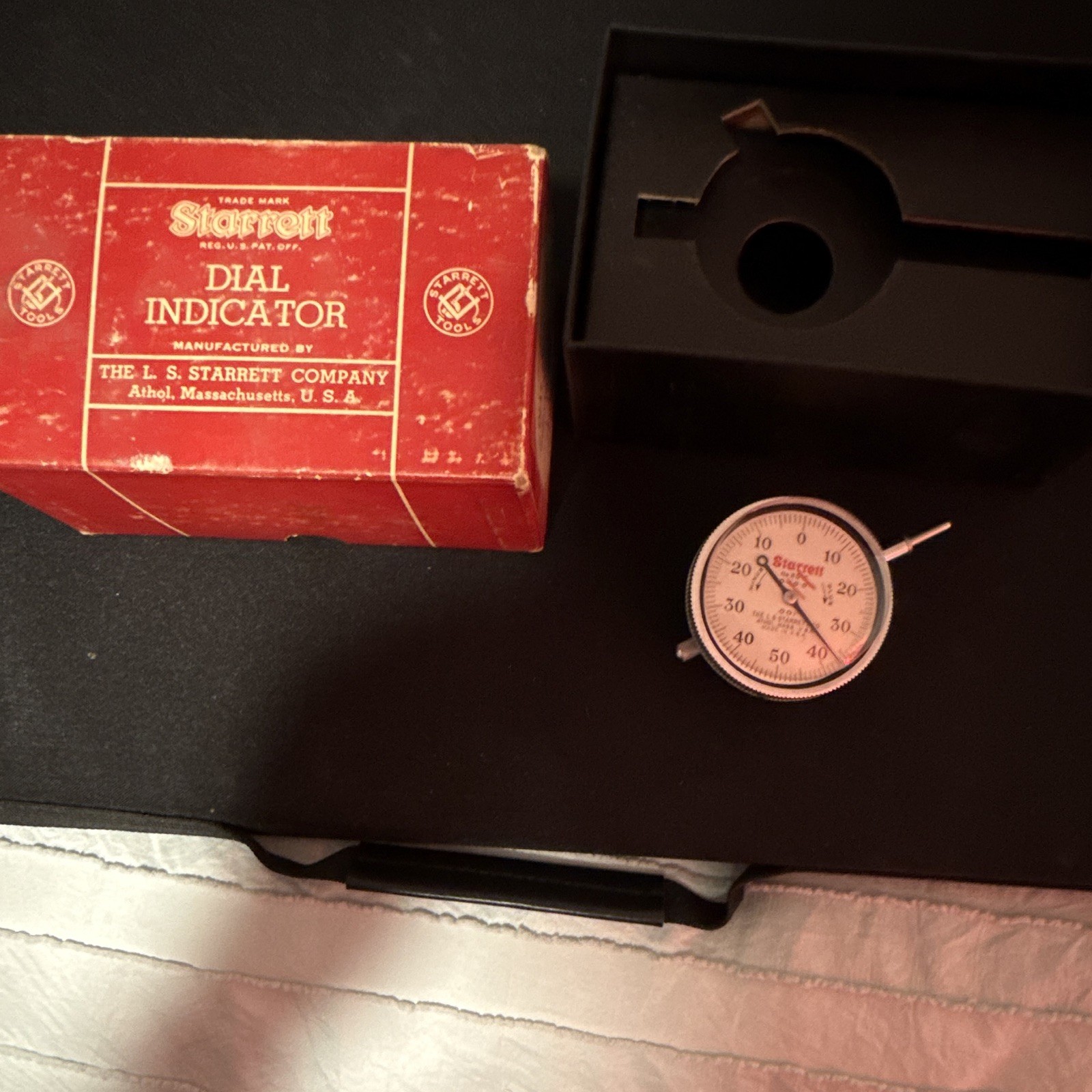 Starrett 25-C Dial Indicator .001 Graduation 0-50-0 Plain